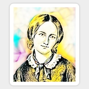 Emily Bronte Portrait | Emily Bronte Artwork 3 Sticker